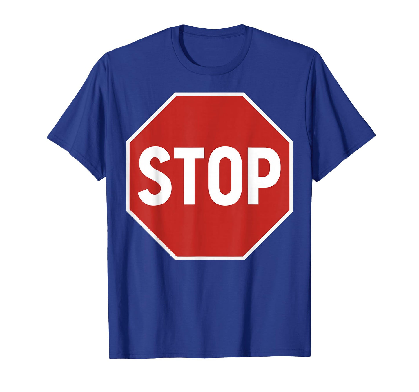 Stop Sign Costume Novelty Road Signs Halloween Outfit T-Shirt