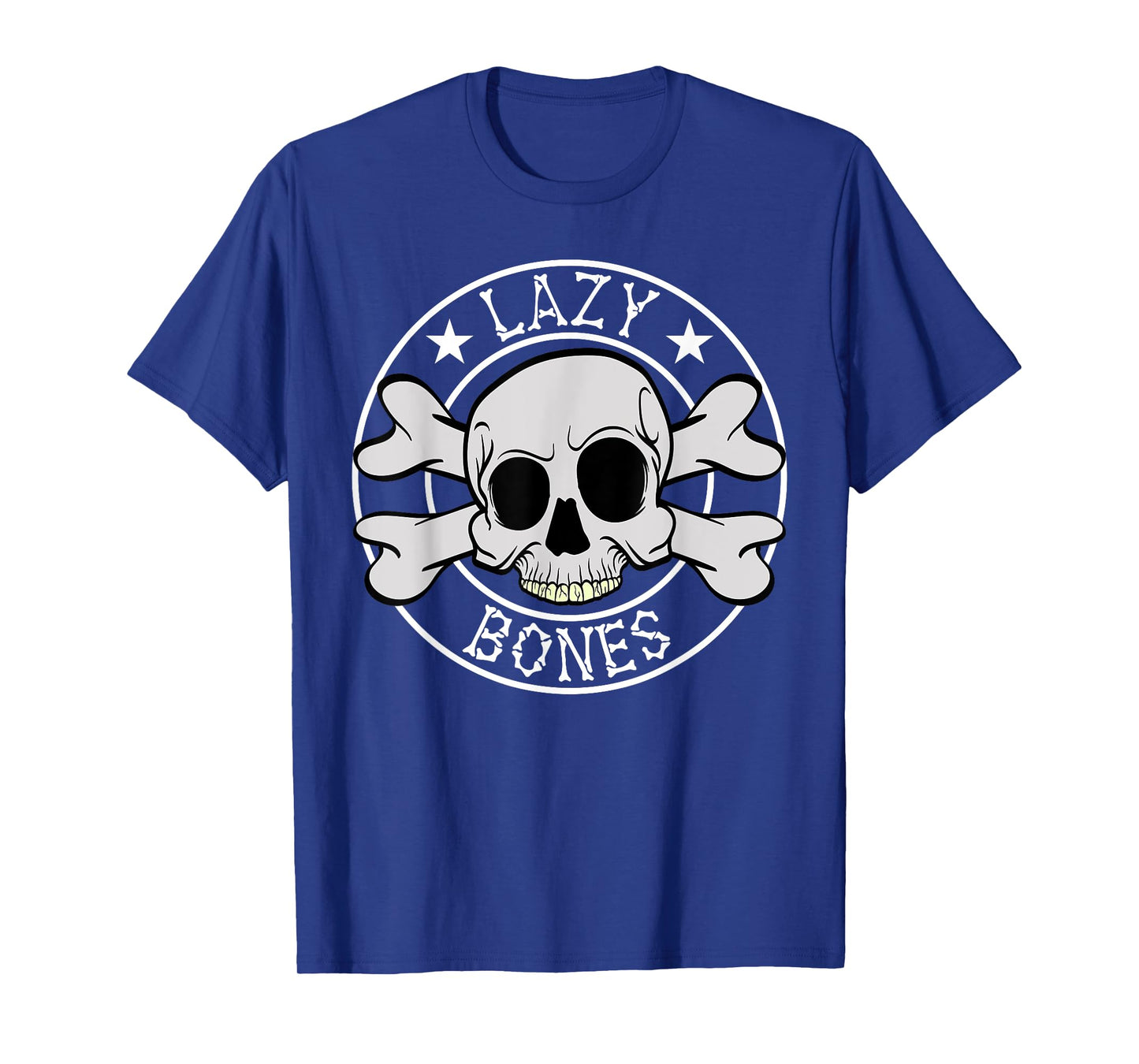 Lazy Bones Skeleton Halloween Costume Horror movies T-Shirt