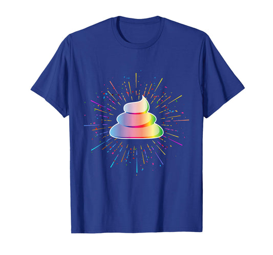 Rainbow Poop Emoticon Costume Halloween T-Shirt
