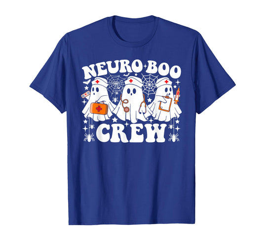 Neuro Boo Crew Nurse Funny Ghost Halloween T-Shirt