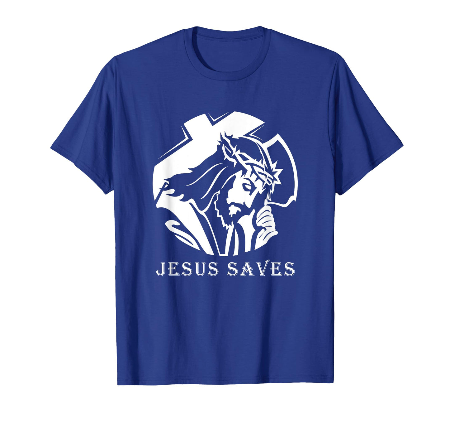 Jesus Saves T-Shirt Christian Vintage Cool Christ Church Tee
