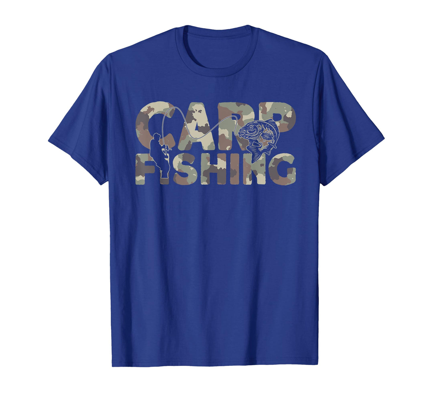 Carp Fisherman Camouflage Carp Fishing T-Shirt
