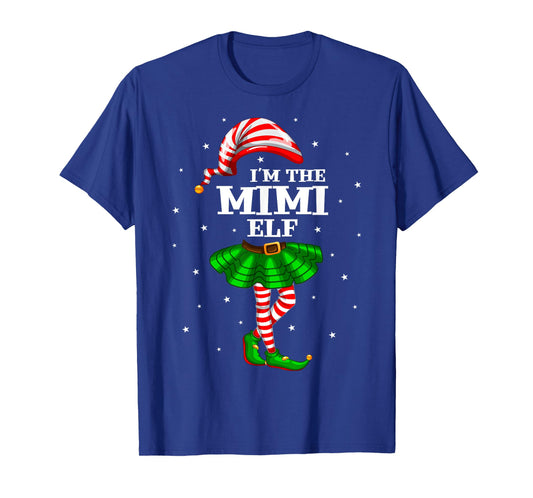 Matching Family Group I'm The Mimi Elf Christmas T-Shirt
