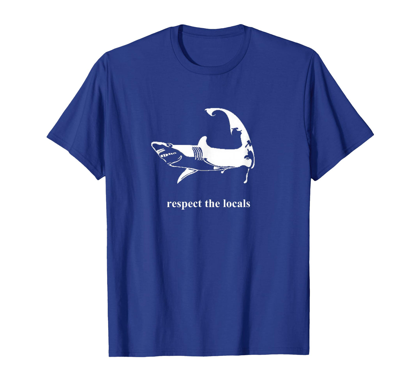 Cape Cod Shark Respect The Locals T-Shirt T-Shirt