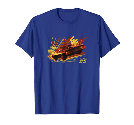Fast X Dom Toretto Vintage Palm Tree Charger Race T-Shirt