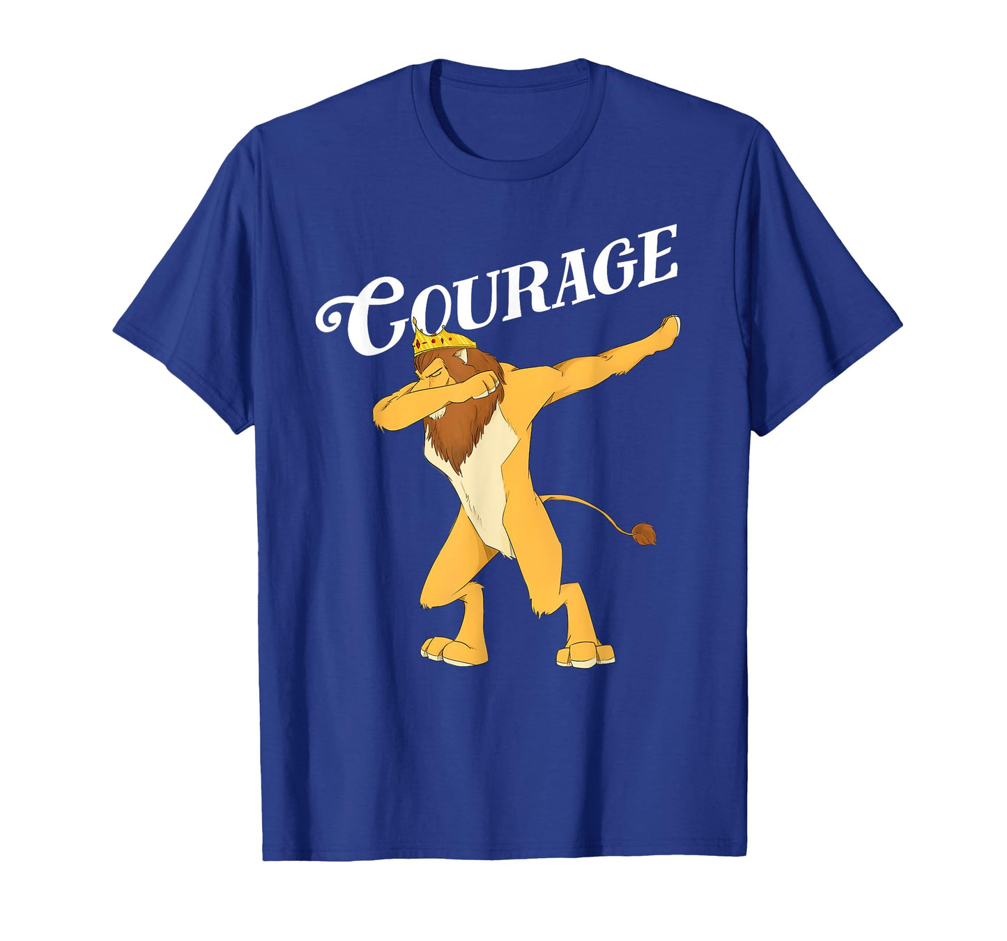 Fun Oz Cowardly Dabbing Lion Courage Shirt Art-Wizard Of Oz T-Shirt