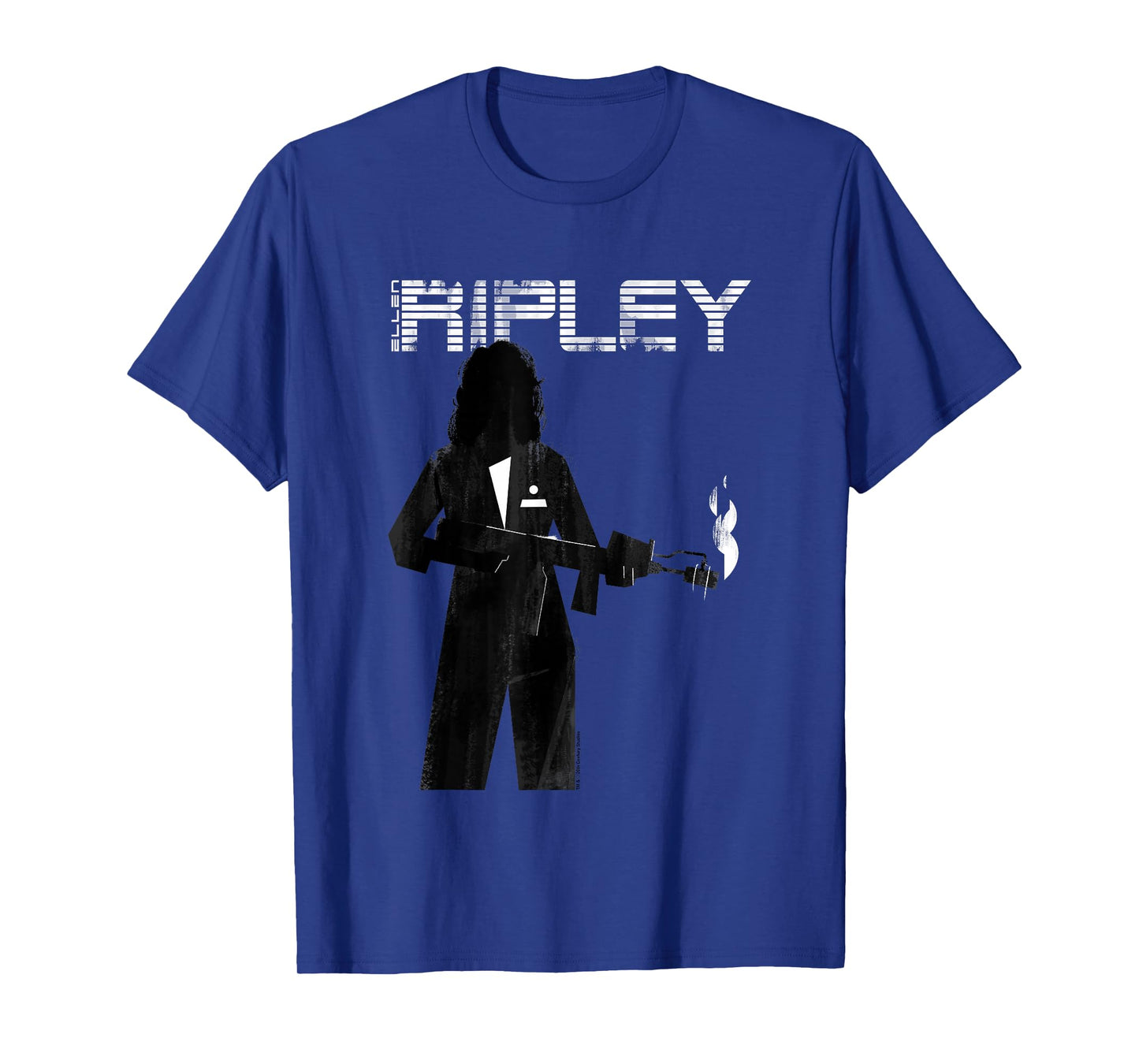 Aliens Iconic Strong Ellen Ripley Retro Silhouette Portrait T-Shirt