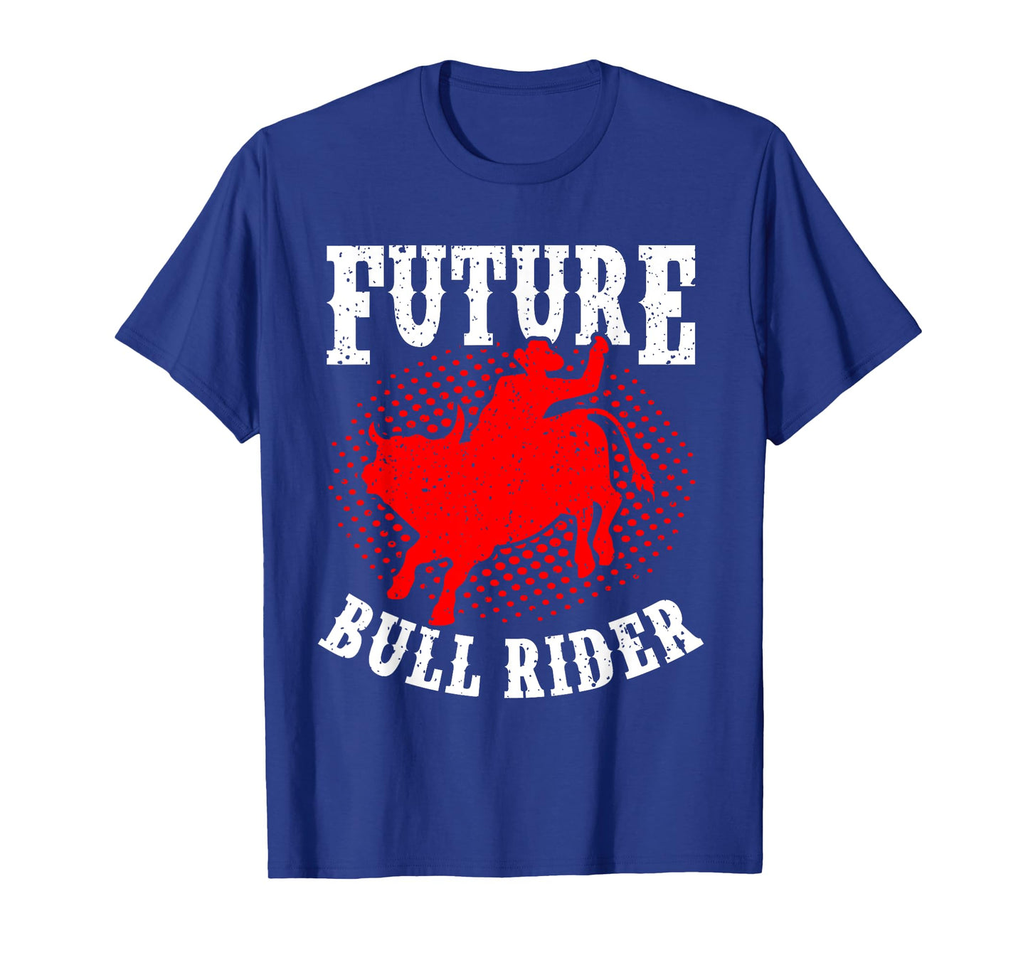 Future Bull Rider Bull Riding Mechanical Rodeo Boys Kids T-Shirt