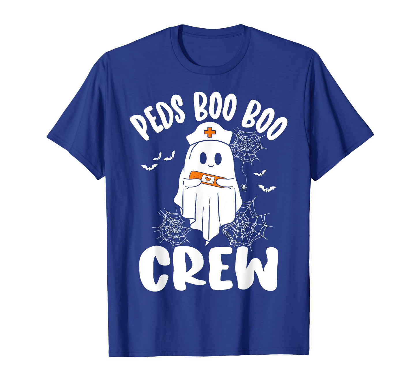 Peds Nurse Boo Crew Nurse Ghost Funny Halloween for Women T-Shirt