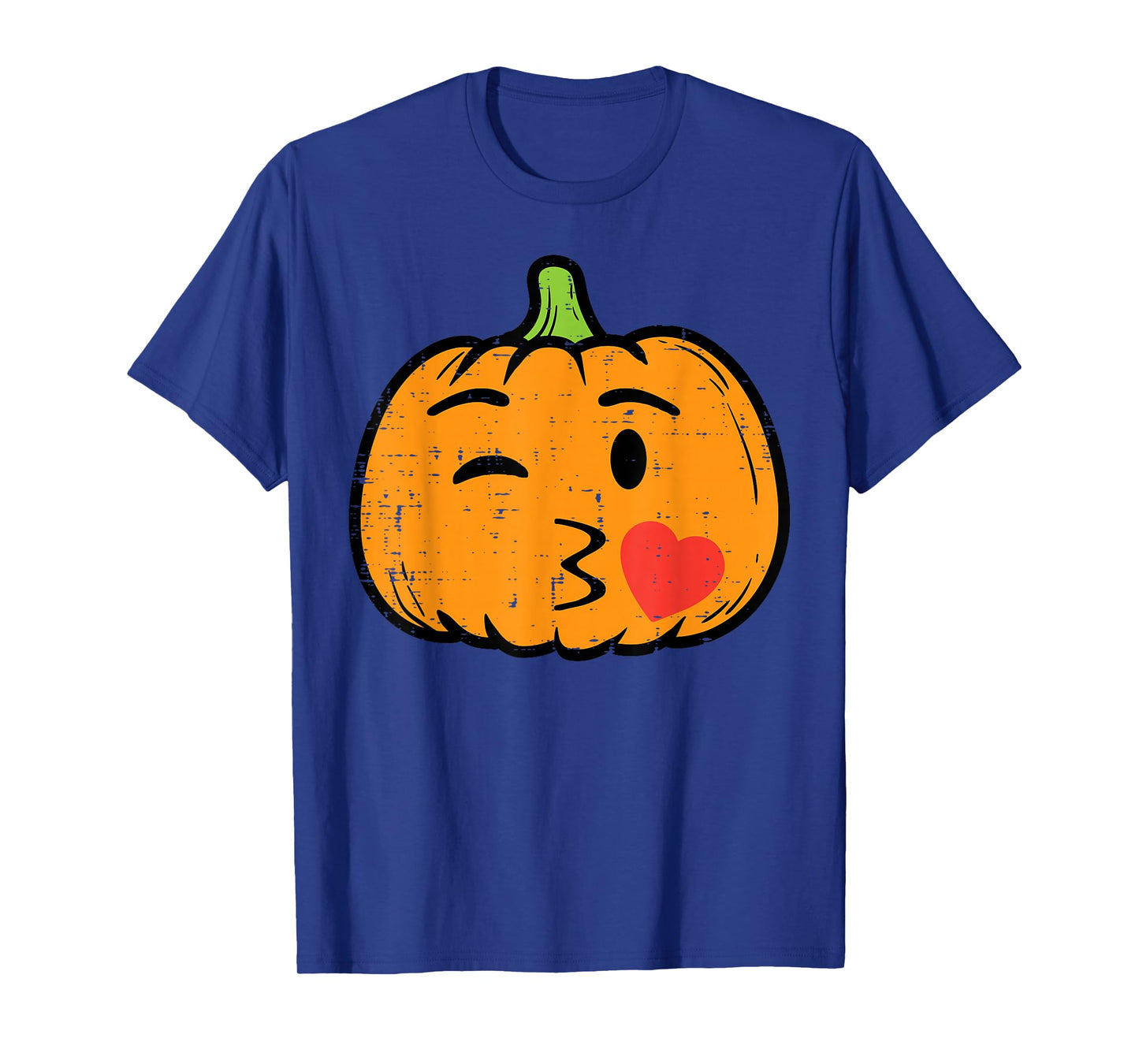 Halloween Pumpkin Face Kiss Cute Costume Girls Kid Women Men T-Shirt