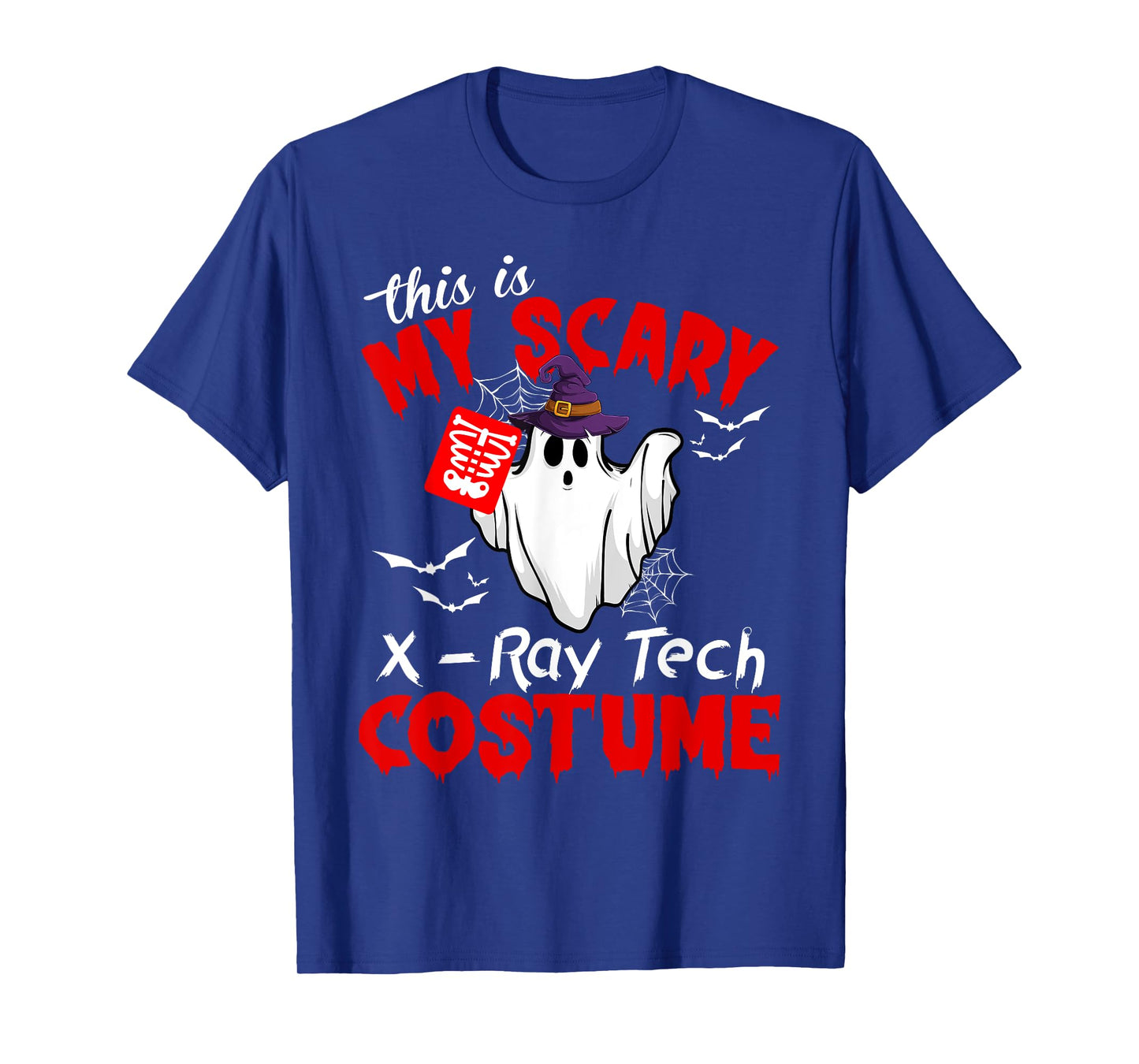 This Is My Scary X-Ray Tech Costume Funny Ghost Halloween T-Shirt