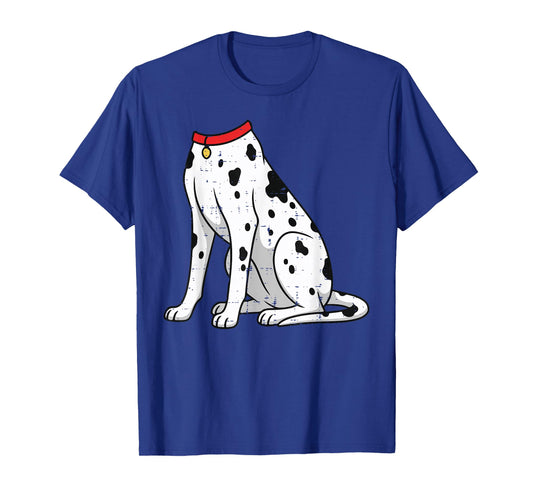 Halloween Dalmatian Dog Funny Lazy Costume Men Women Kids T-Shirt