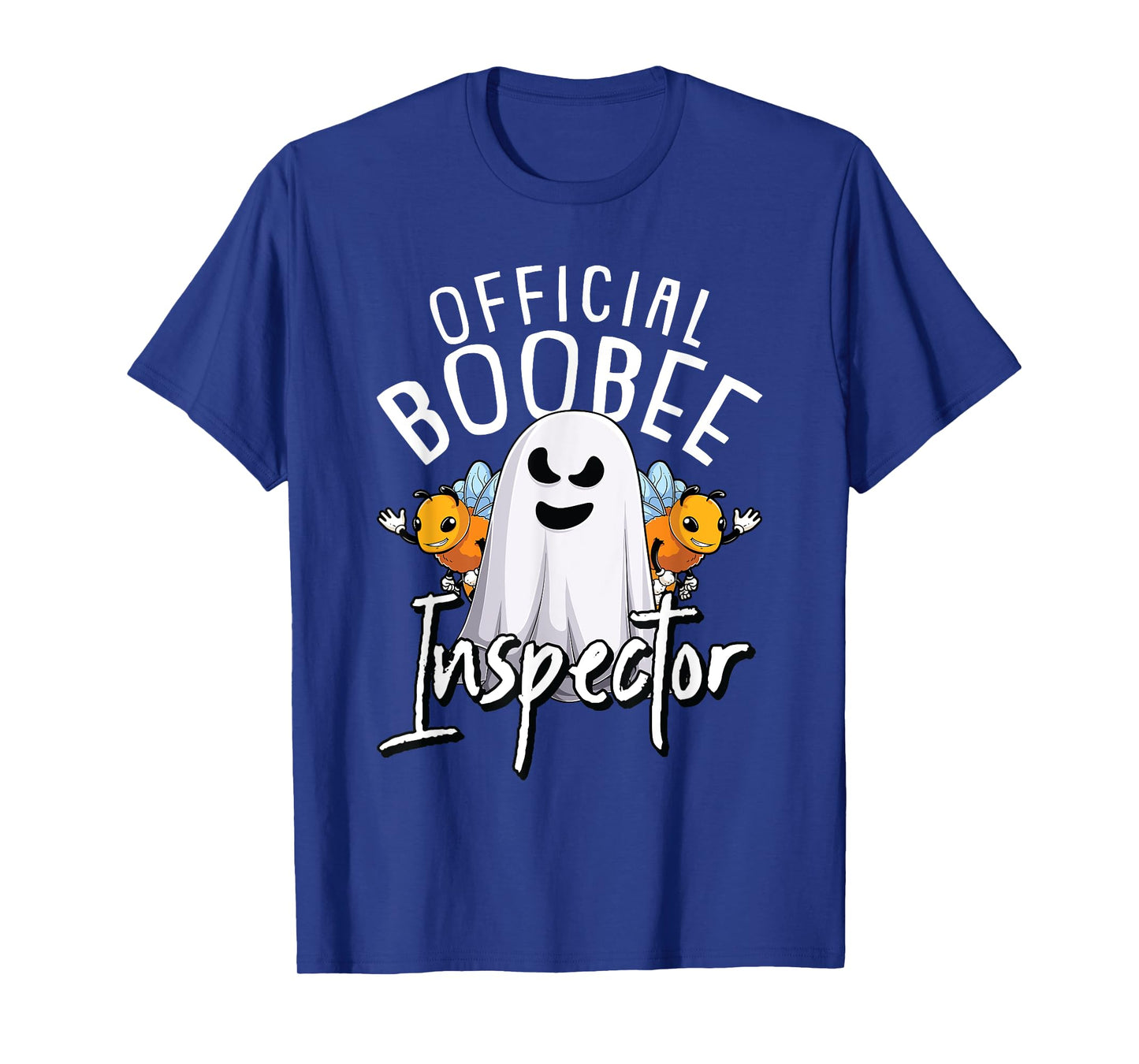 Boo-Bee Inspector Lazy DIY Halloween Costume Funny Ghost T-Shirt