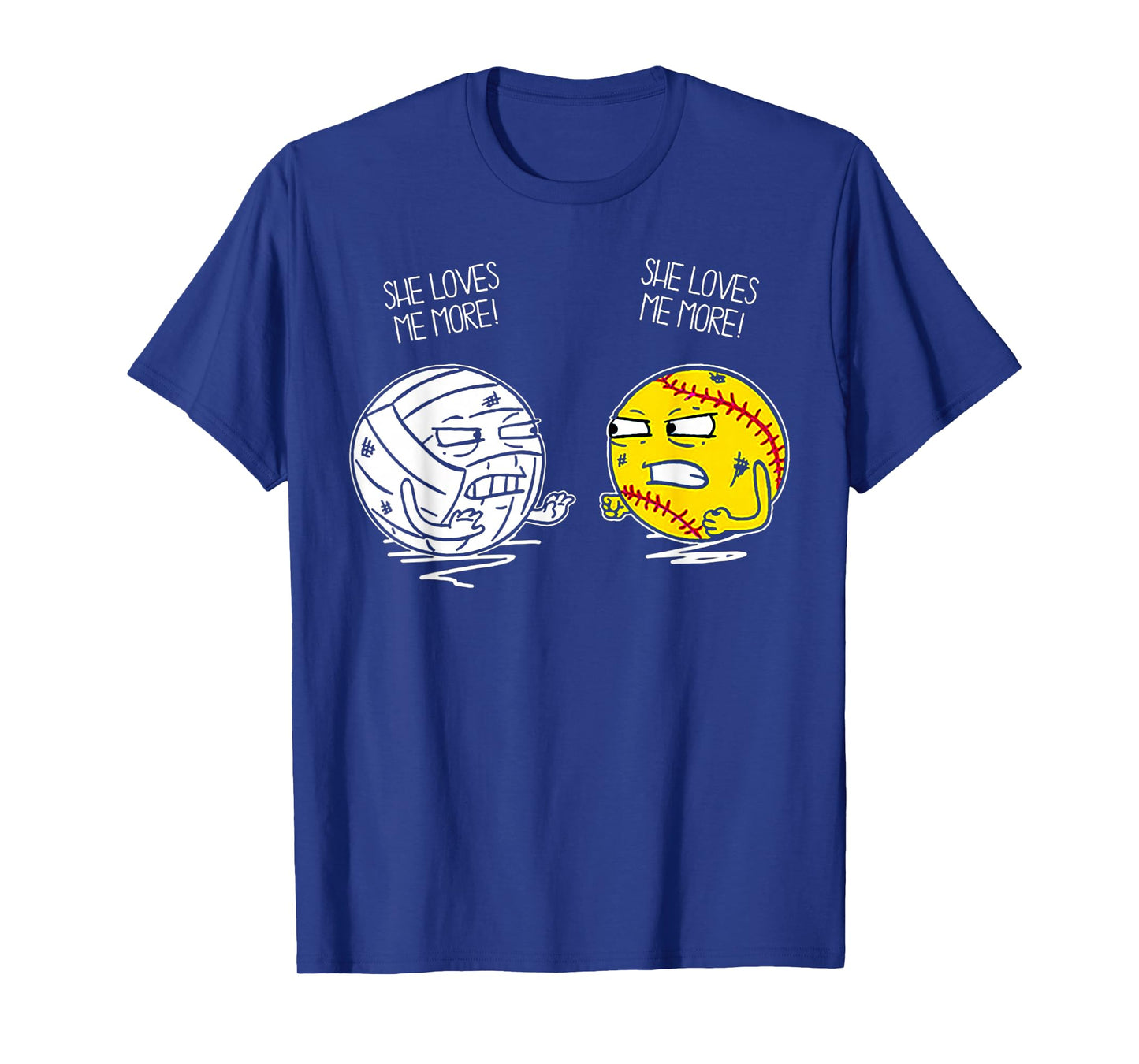 She Love Me More Volleyball Softball T-Shirt