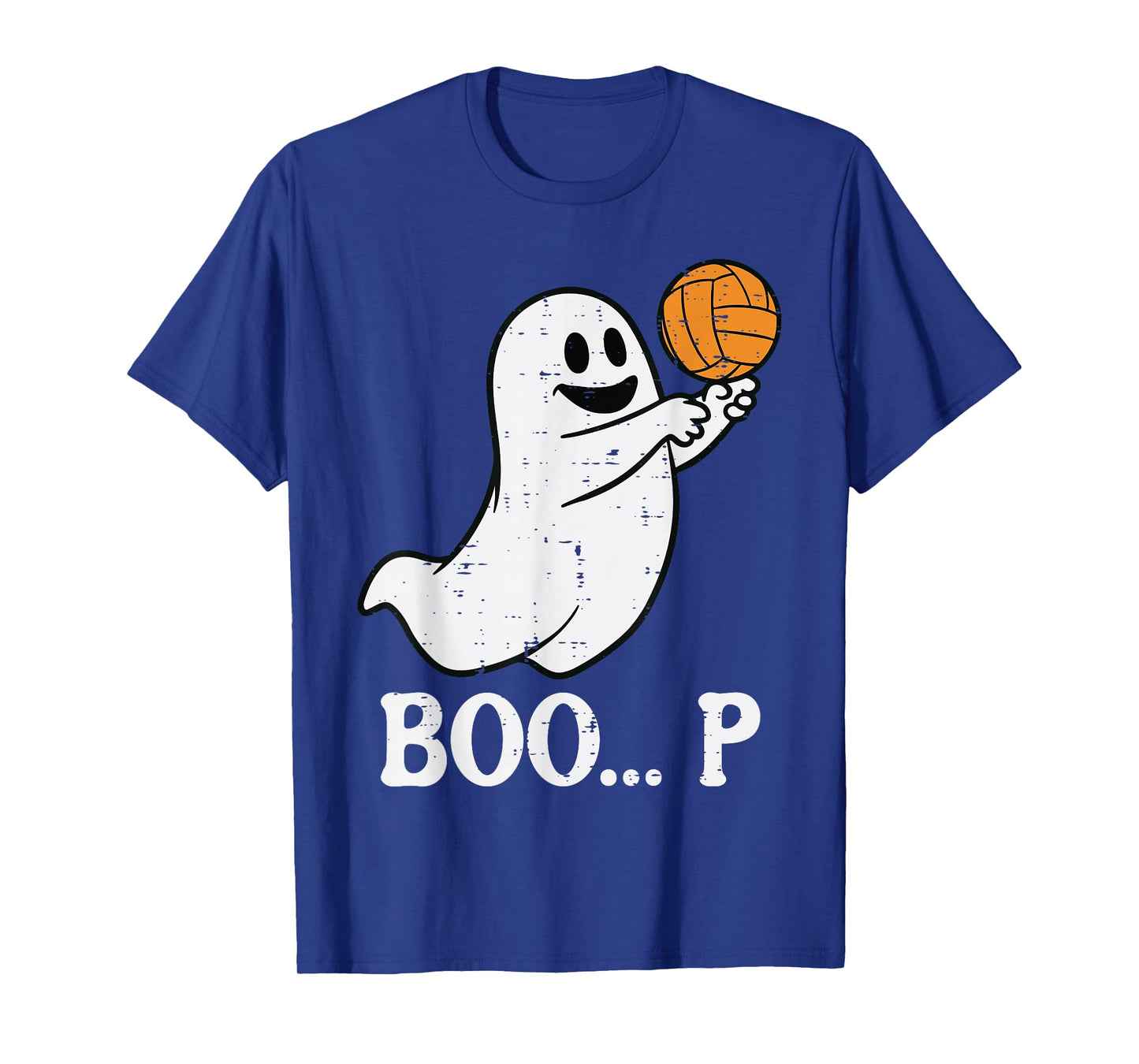Halloween Ghost Volleyball Boo Costume Sports Women Men Kids T-Shirt