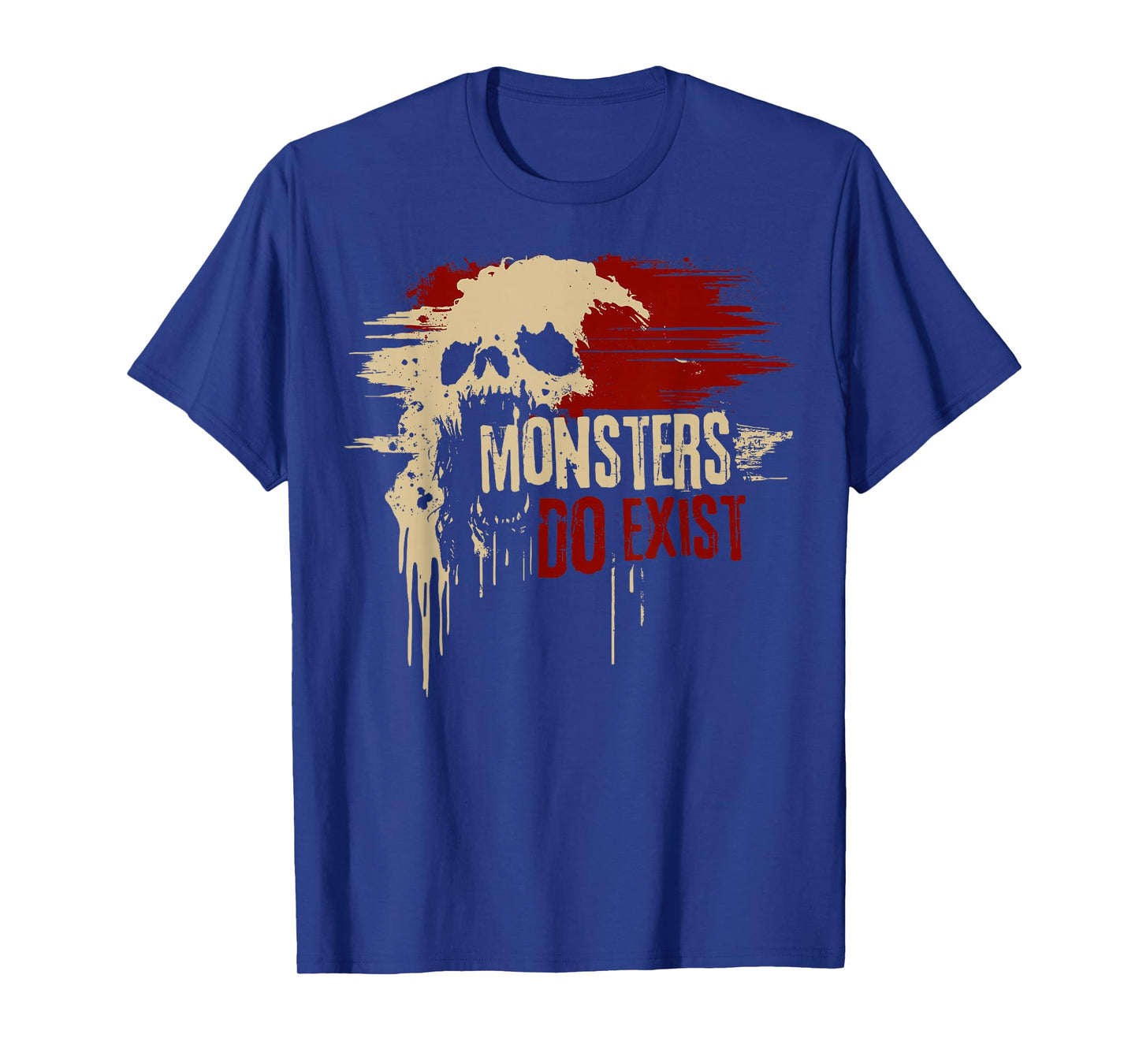 Monsters Do Exist Spooky Horror Gothic Graphic T-Shirt