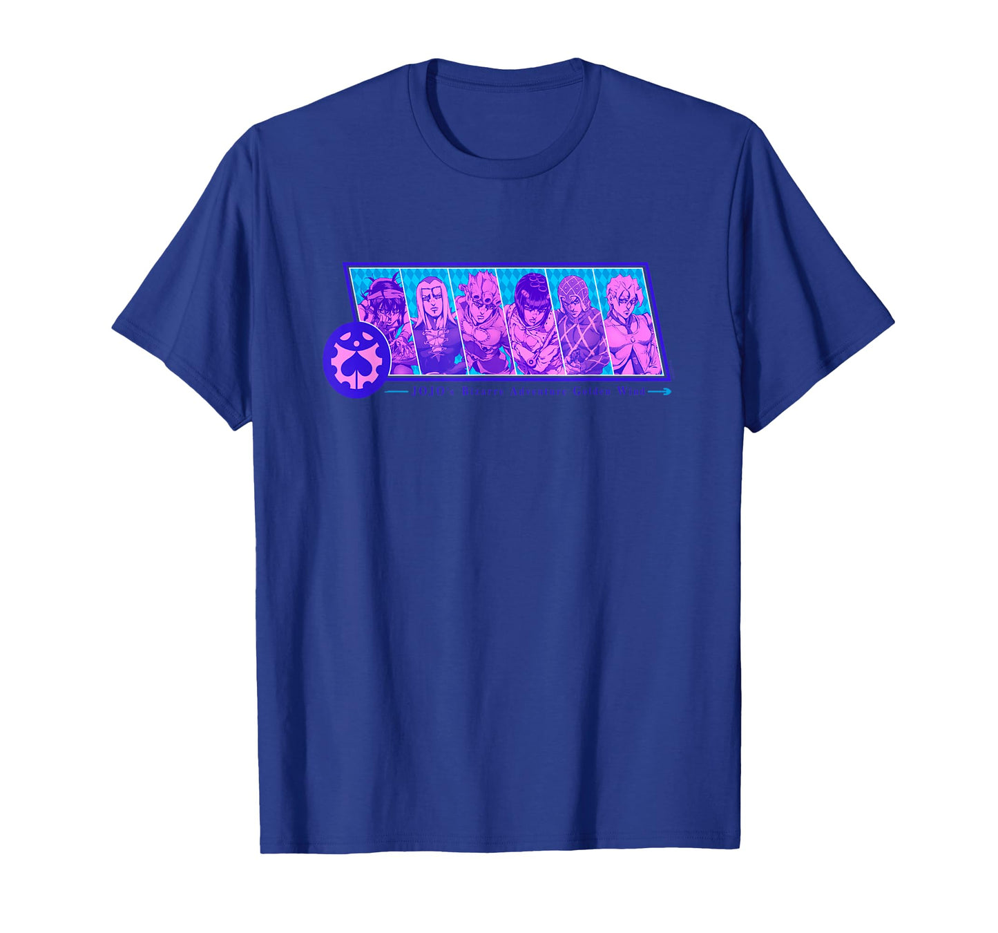 JoJo's Bizarre Adventure Group Crest Badge Anime T-Shirt