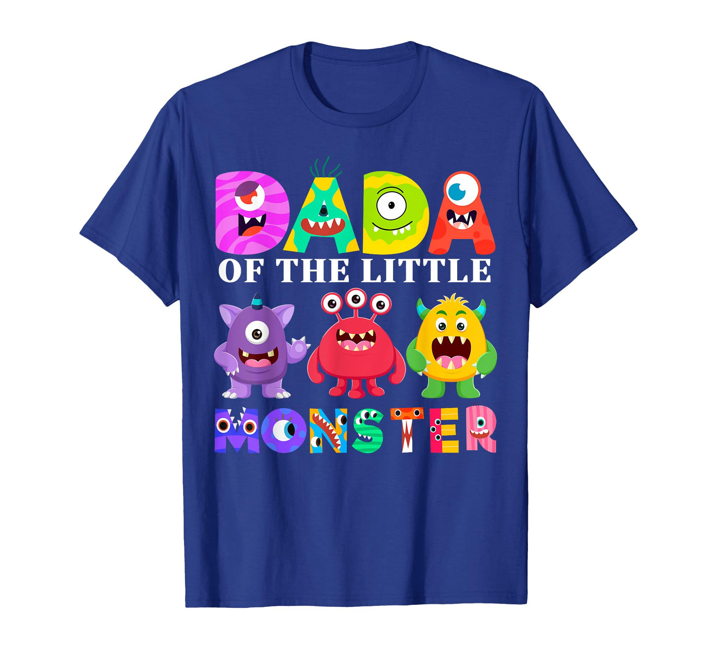 Dada Little Monster Kids 1st Birthday Party Family Monster T-Shirt