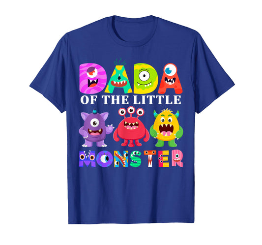 Dada Little Monster Kids 1st Birthday Party Family Monster T-Shirt