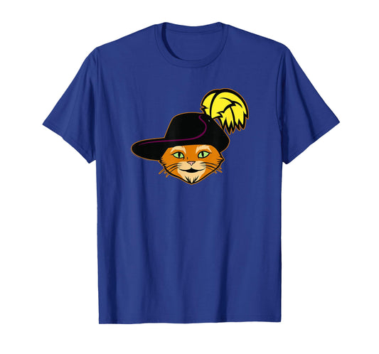 Shrek Puss in Boots Big Face Silhouette T-Shirt
