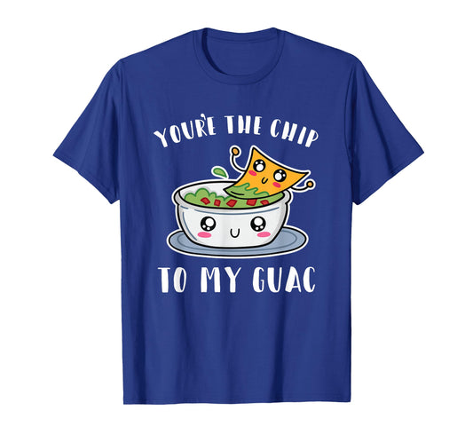 Chips and Guac Gift Funny Avocado Guacamole T-Shirt