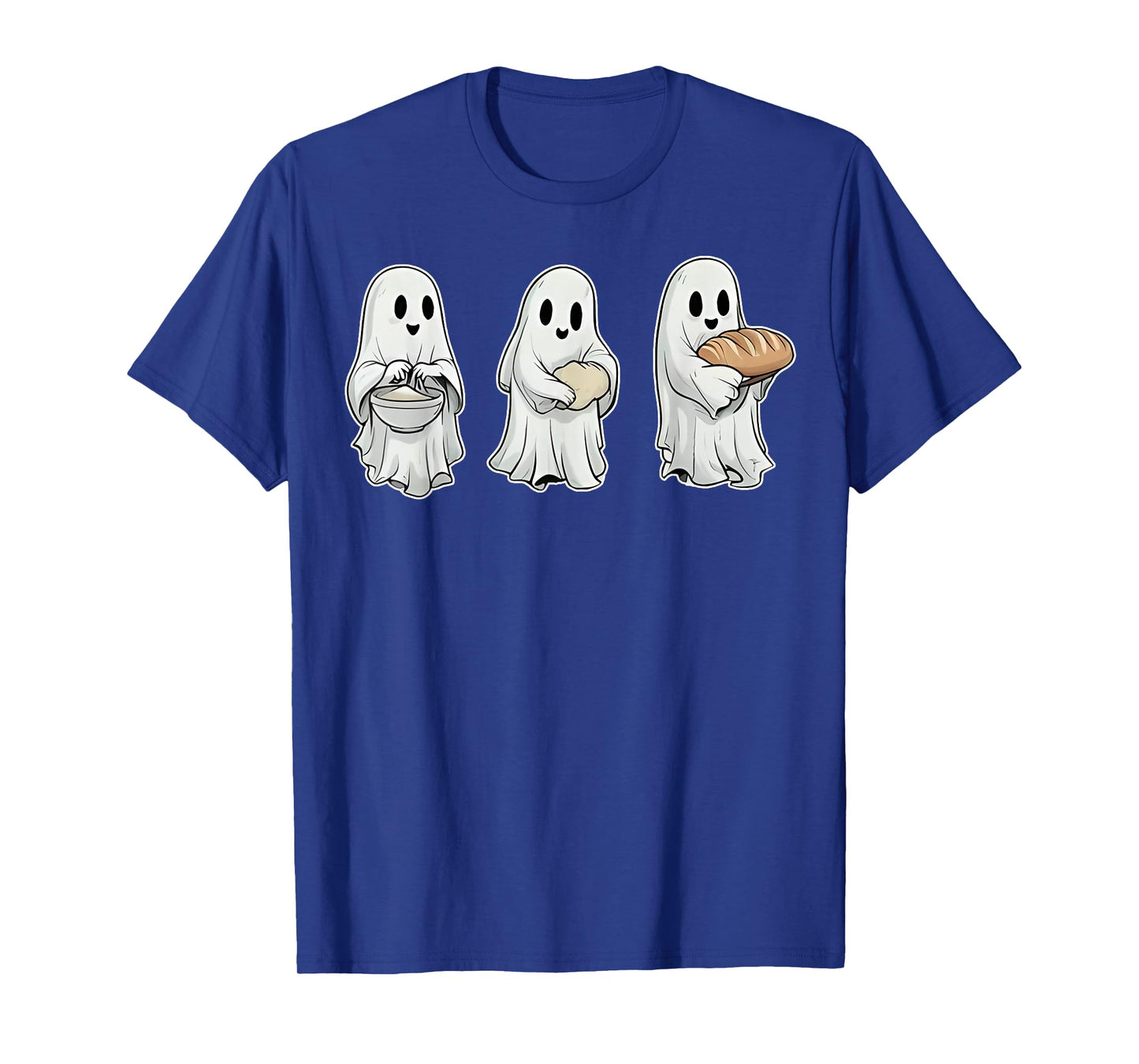 Sourdough Bread Halloween Cute Ghost Homemaker Baking Baker T-Shirt
