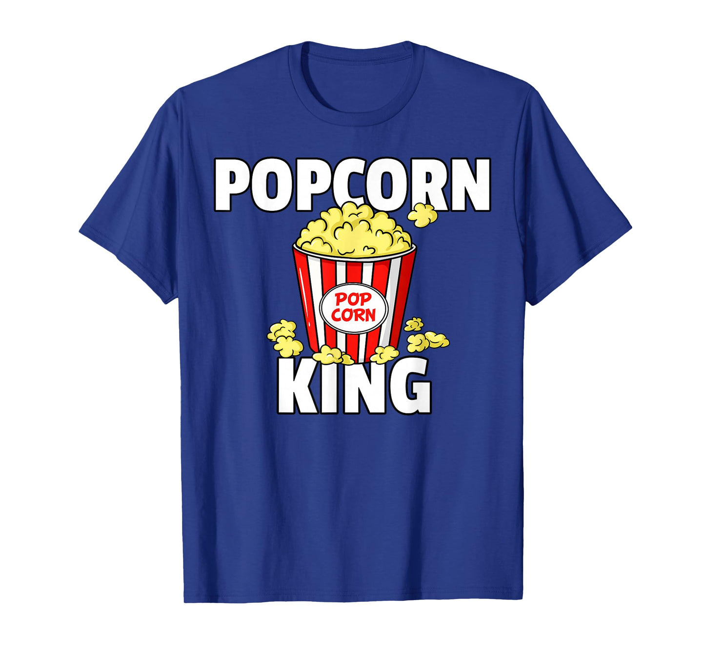 Popcorn King Cinema Movie Snack T-Shirt