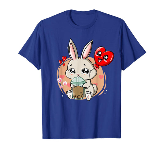 Anime Kawaii Bubble Tea Rabbit Boba Tea Usagi T-Shirt