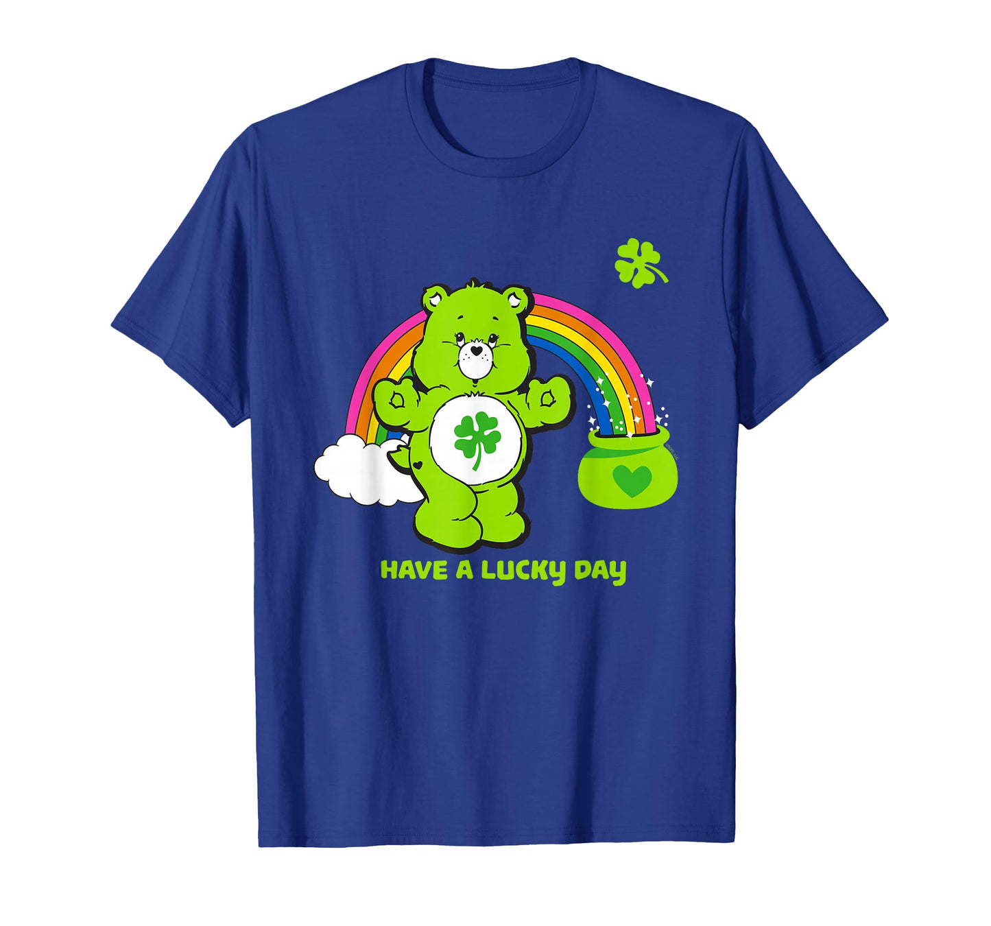 Care Bears Have a Lucky Day St. Patrick's Rainbow Cartoon T-Shirt