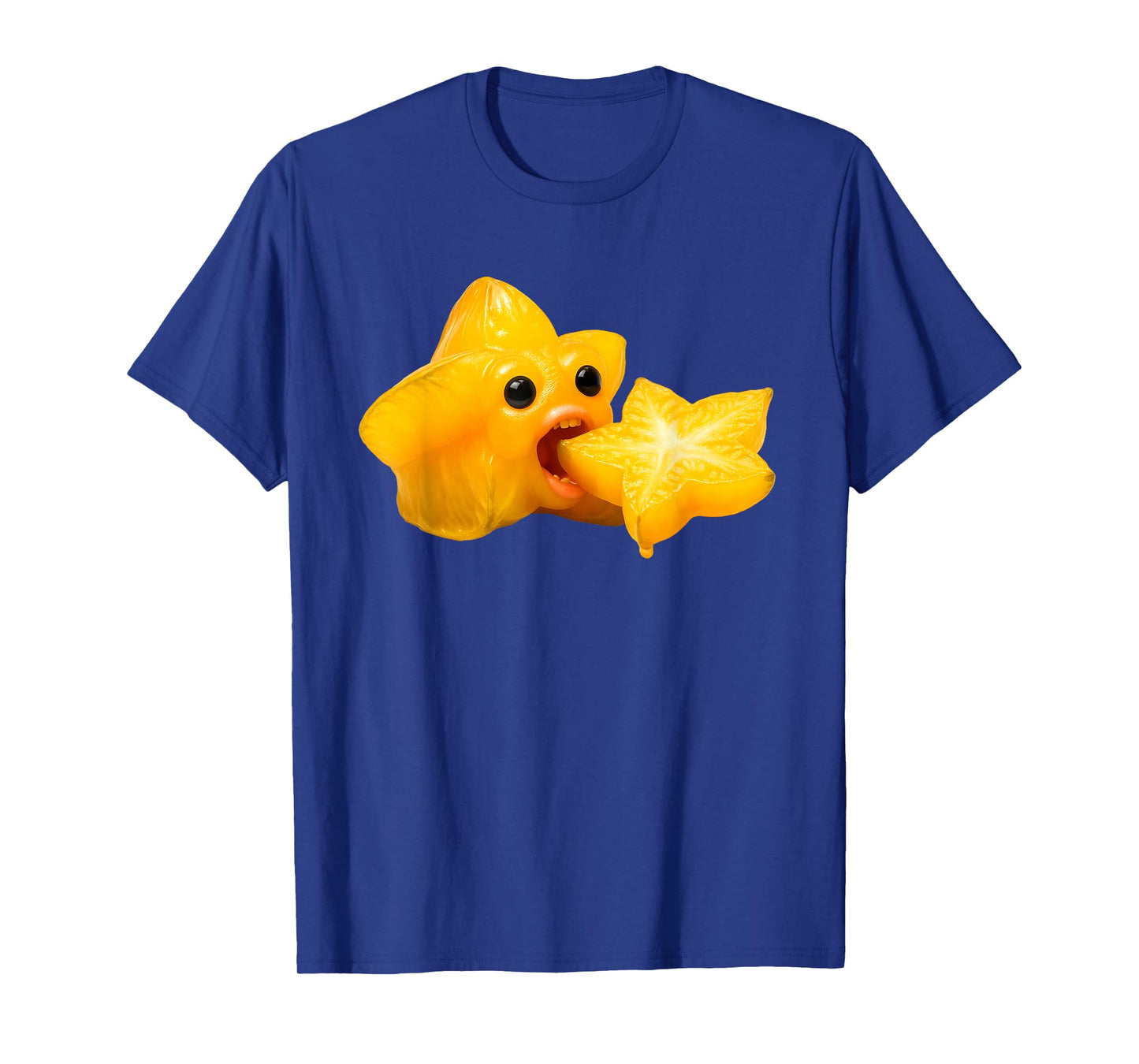 Niche Fruits Funny Starfruit Monster Brainrot Surreal T-Shirt