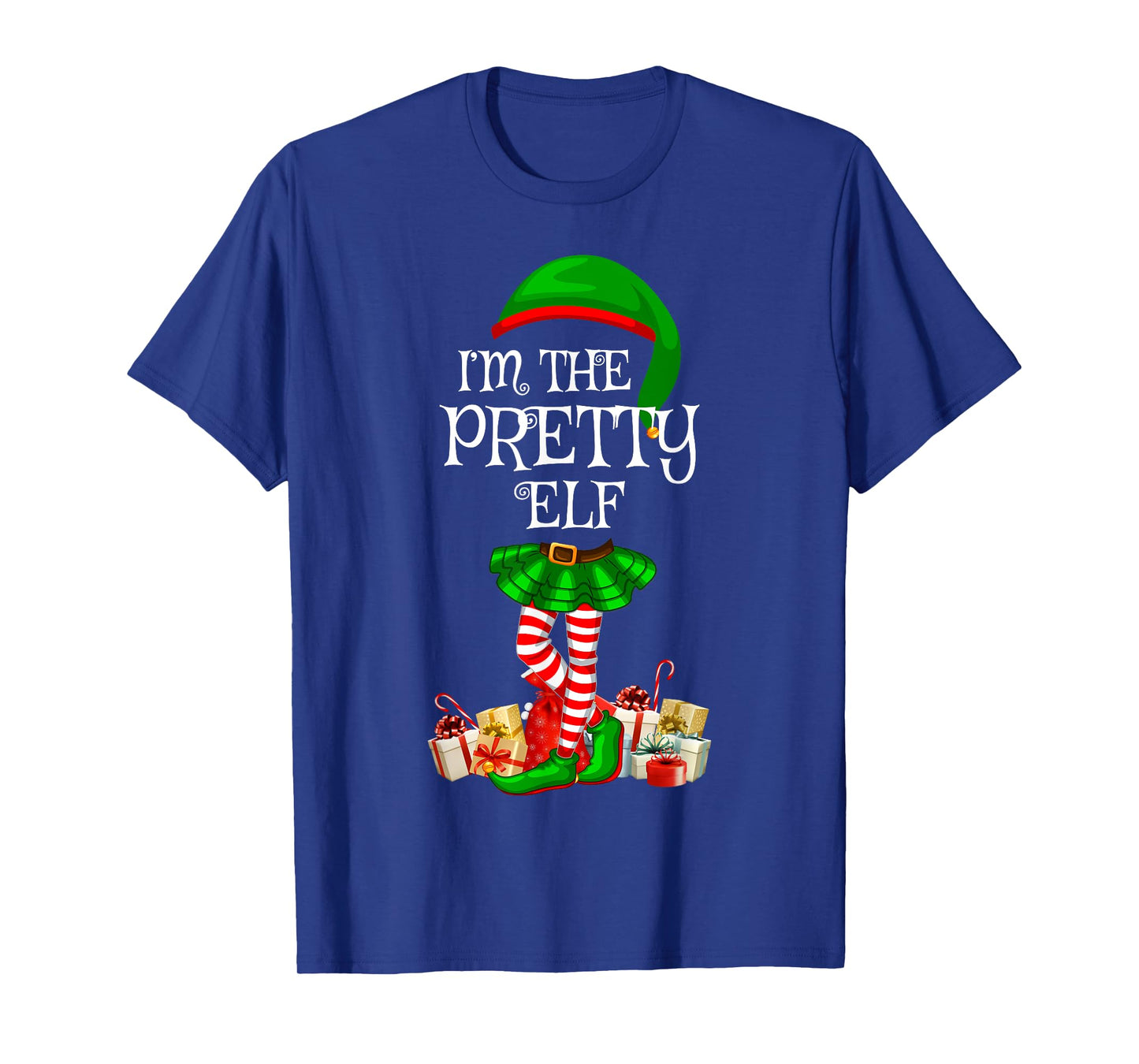 Matching Family Group I'm The Pretty Elf Christmas T-Shirt