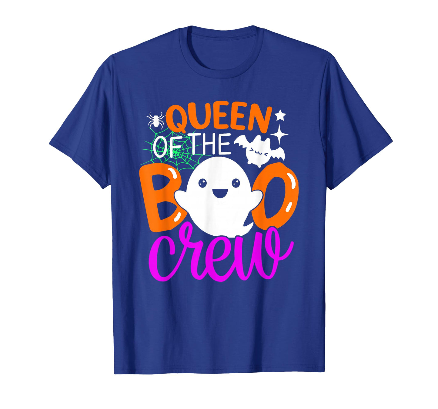 Queen Of The Boo Crew Funny Halloween Family Matching T-Shirt