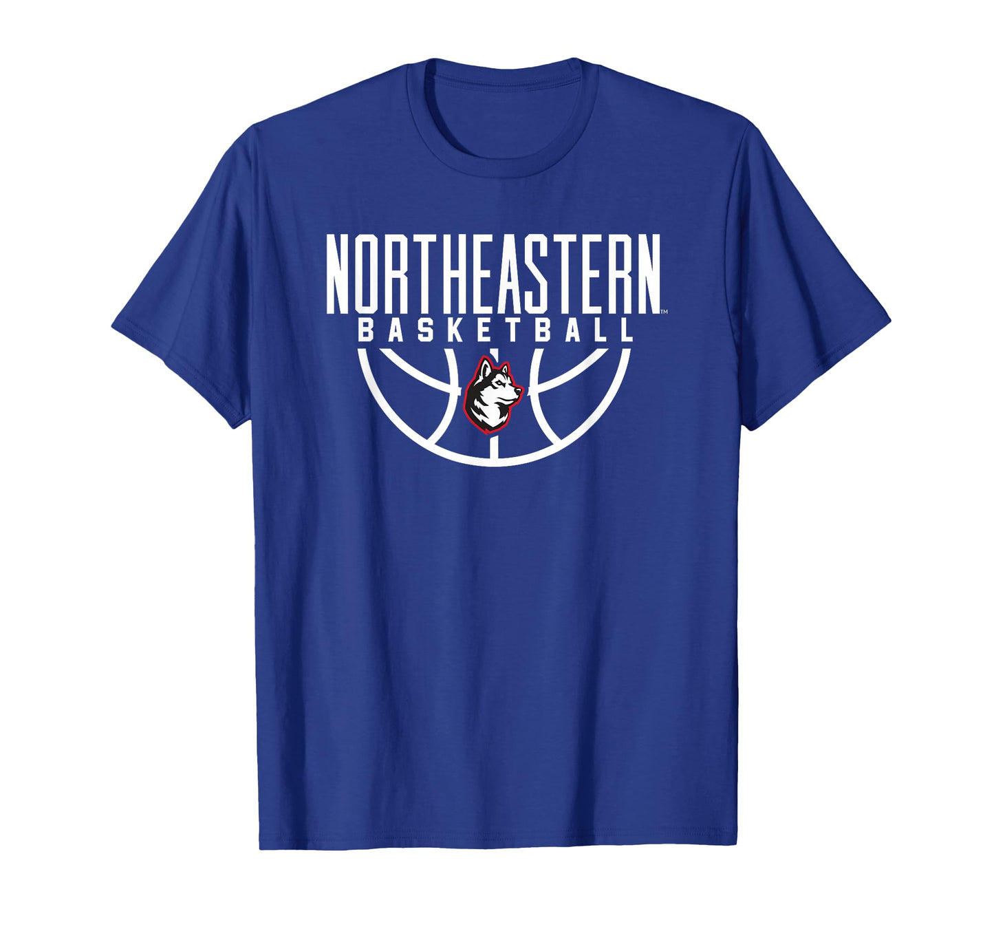Northeastern University NEU Huskies Basketball Arch T-Shirt