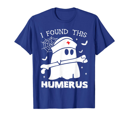 I Found This Humerus Boo Ghost Halloween Costume T-Shirt