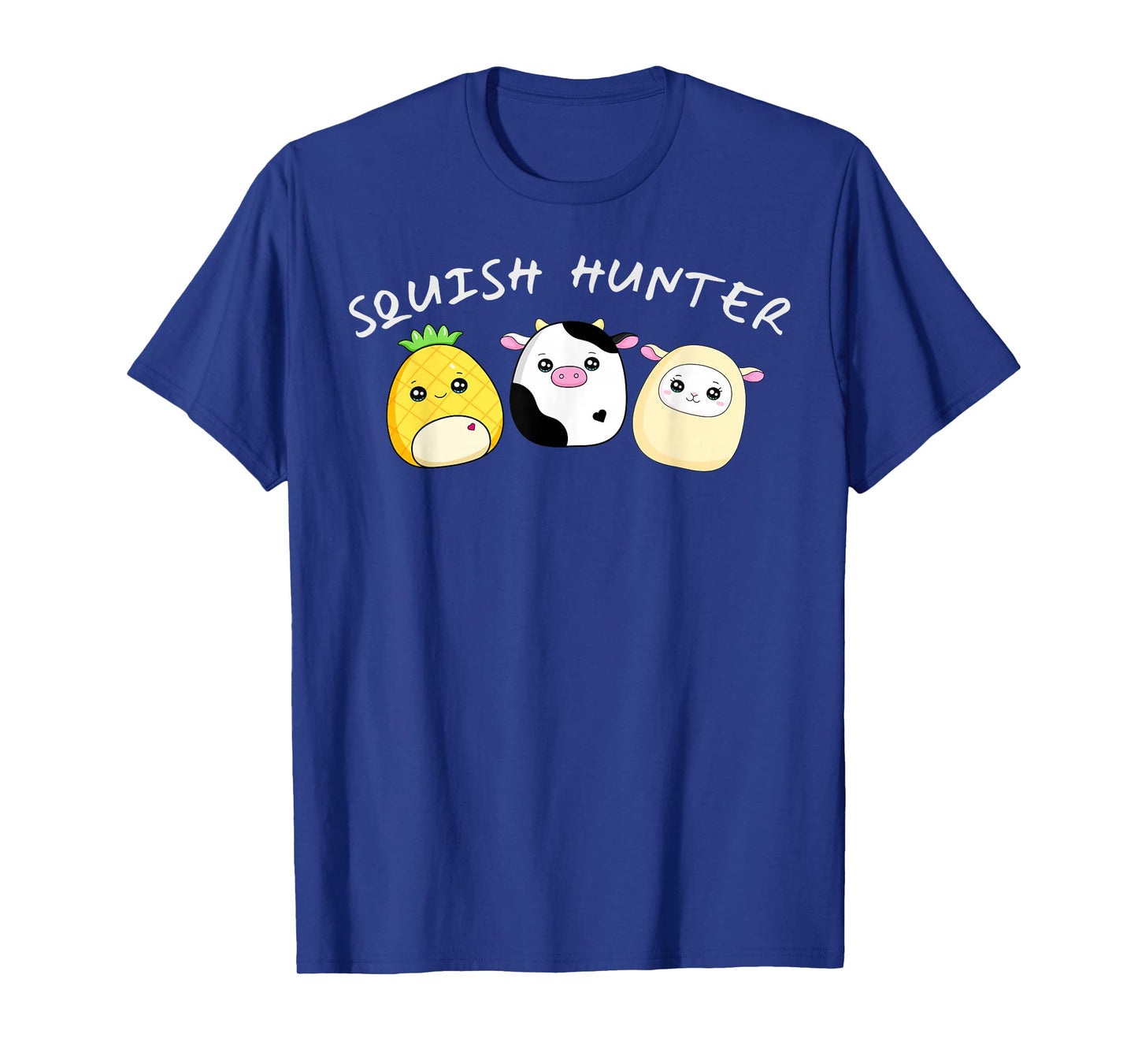 Squish hunter cute animals pineapple cow lamb T-Shirt