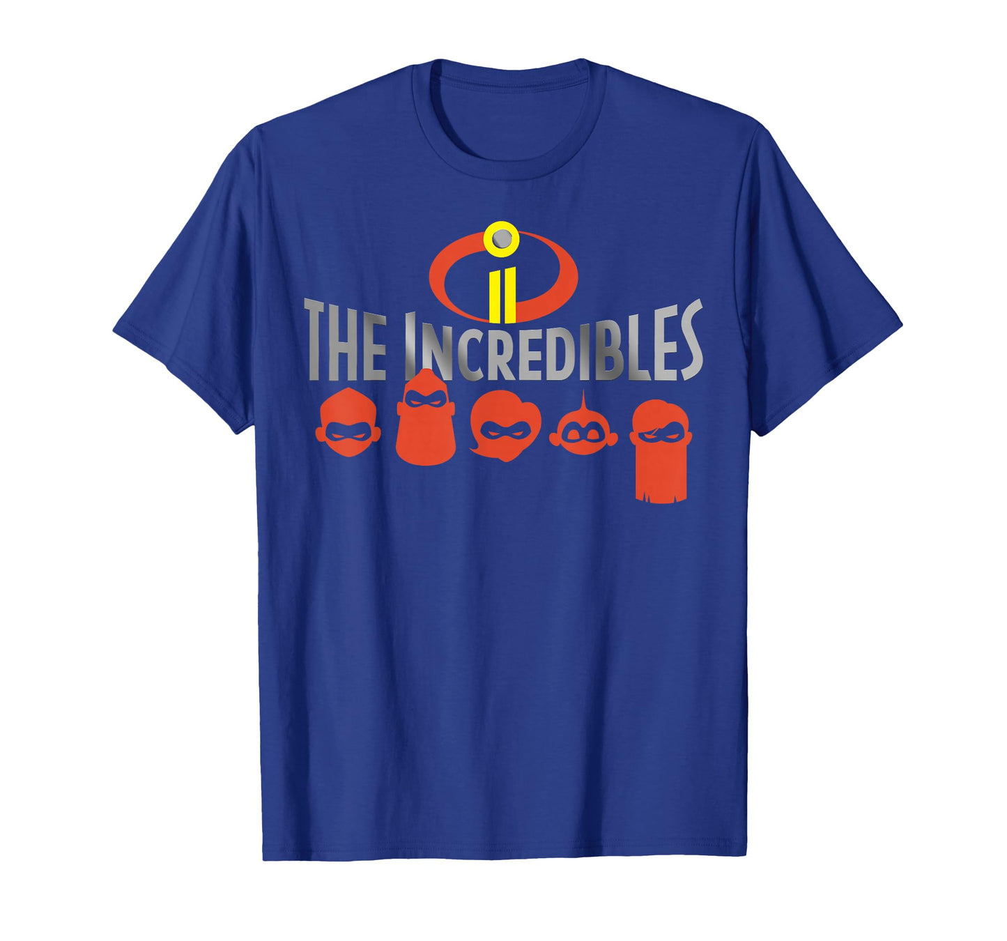 Disney Pixar Incredibles 2 Silhouette Faces Graphic T-Shirt T-Shirt
