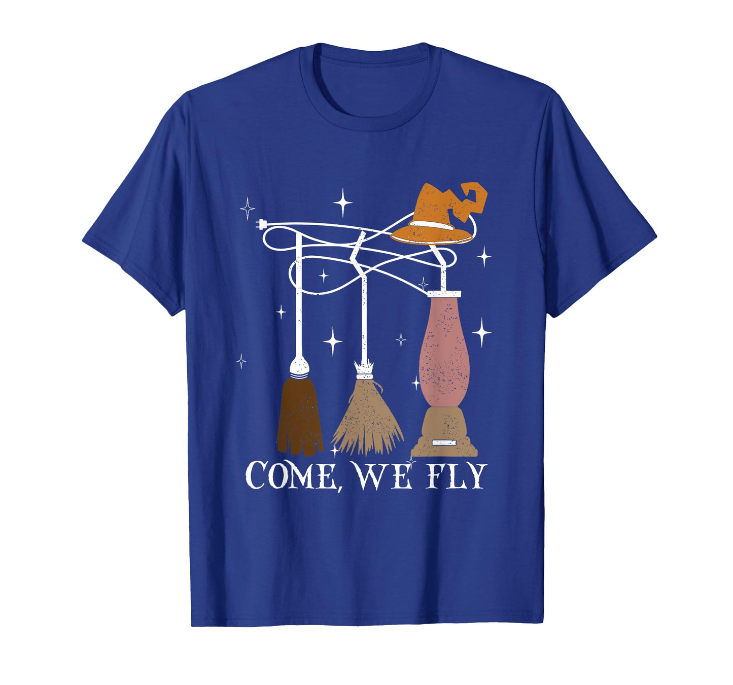 Come We Fly Funny Happy Halloween Witch T-Shirt