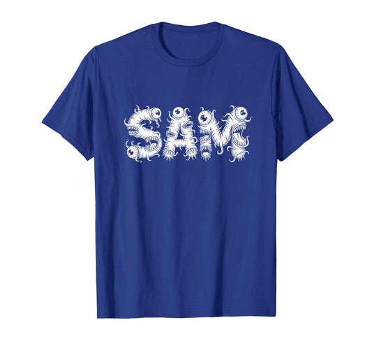 Sam Halloween Monsters - Personalized Name Word Art T-Shirt