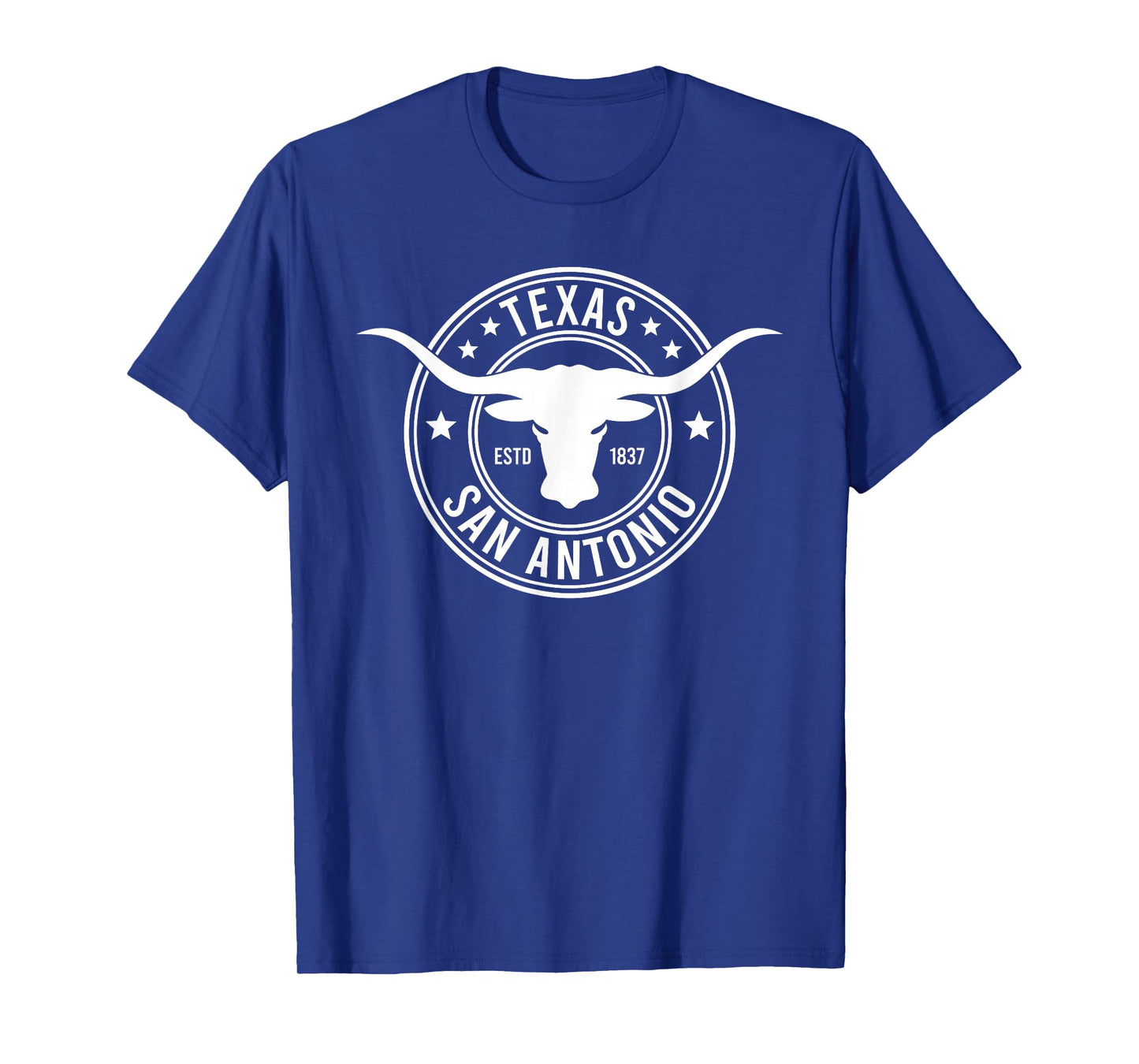 San Antonio Texas Black Heart T-Shirt, Unisex-Adults, Small, Short Sleeve, Crew Neck