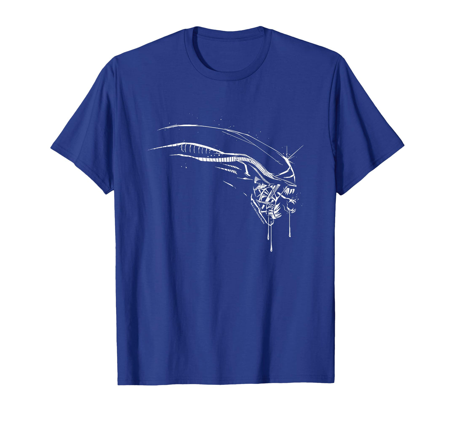 Alien: Romulus Xenomorph Distressed Drip Profile T-Shirt