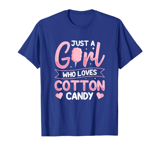 Cotton Candy Stick Design for a Cotton Candy girl T-Shirt