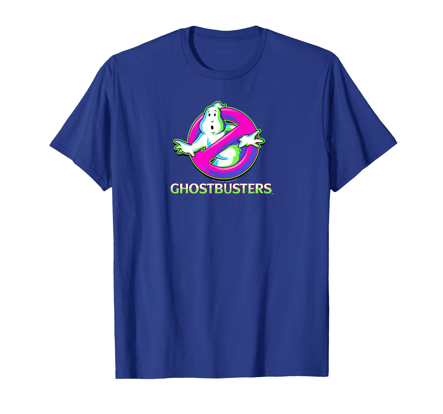 Ghostbusters Colorful Arcade Style Logo Retro Movie T-Shirt