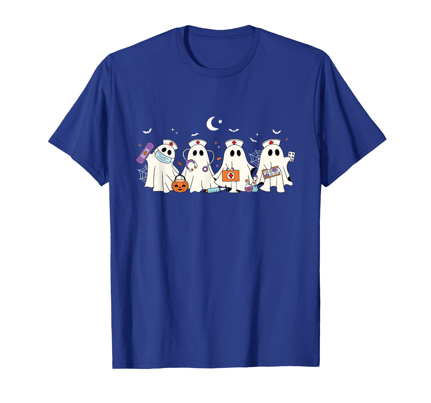 Boo Boo Crew Nurse Halloween Ghost Nurse Spooky Nurse ER T-Shirt