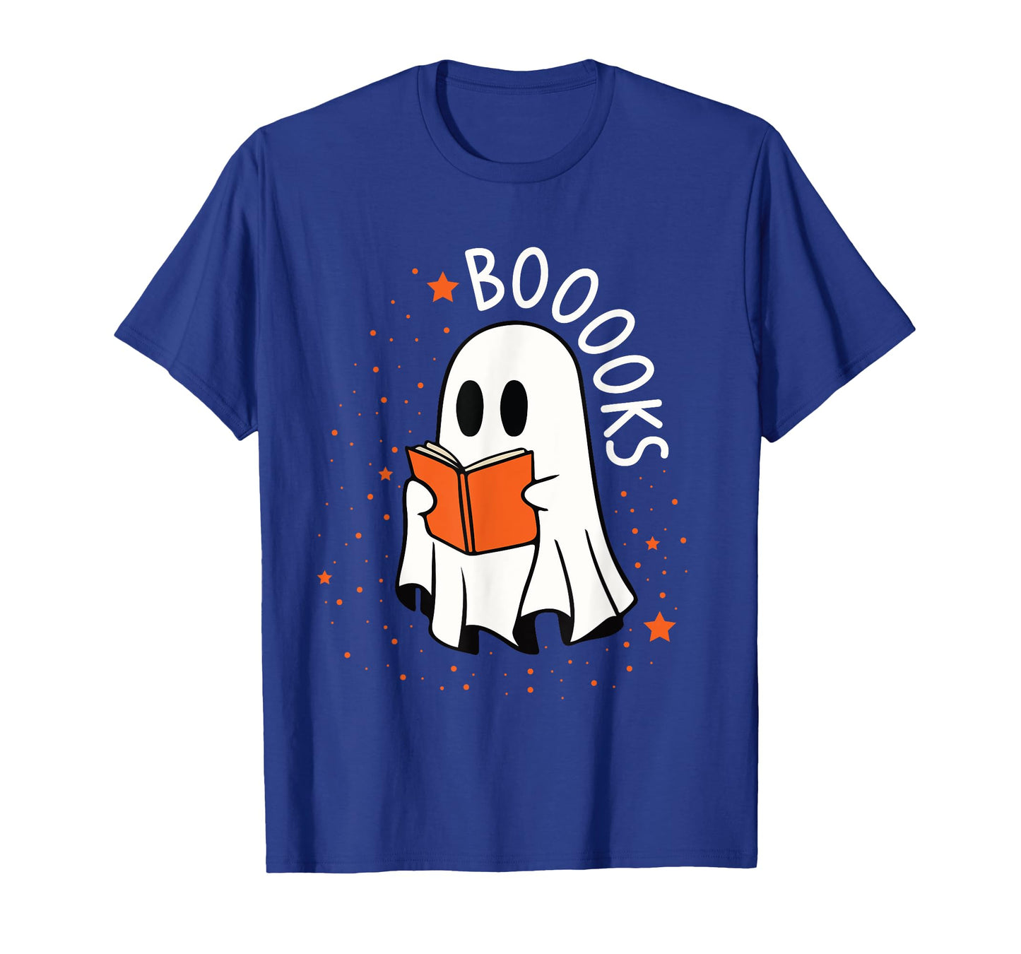 Ghost Reading Books Boooks Halloween Teacher Boook T-Shirt for Men Women Kids