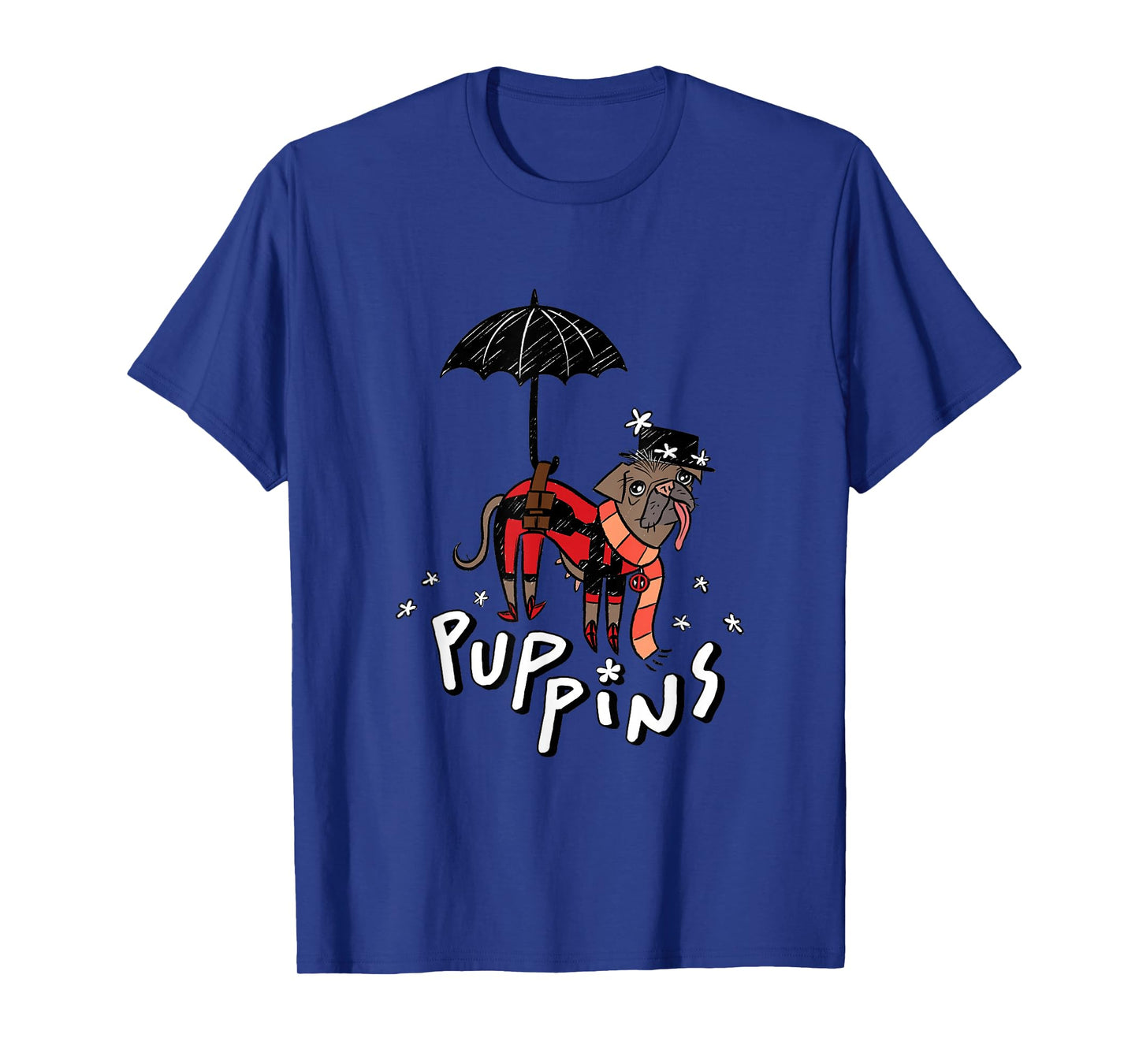 Marvel Deadpool & Wolverine Mary Poppins Dogpool Puppins T-Shirt