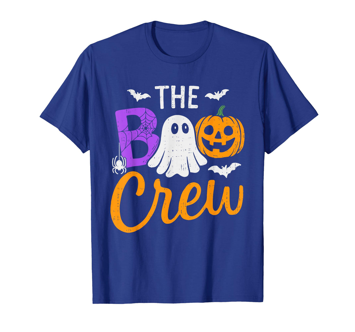 Spooky Squad Boo Ghost Crew Team Halloween Boys Girls Kids T-Shirt