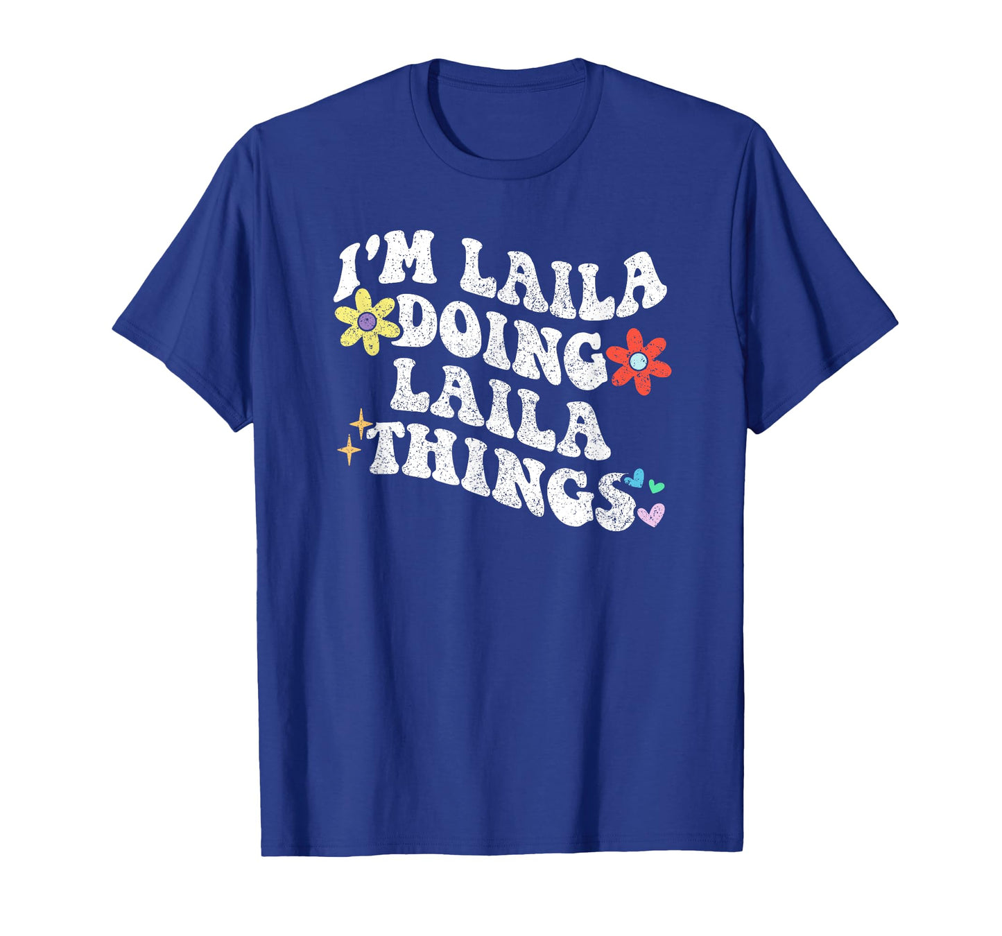 Retro Groovy Im LAILA Doing LAILA Things Funny Mother's Day T-Shirt
