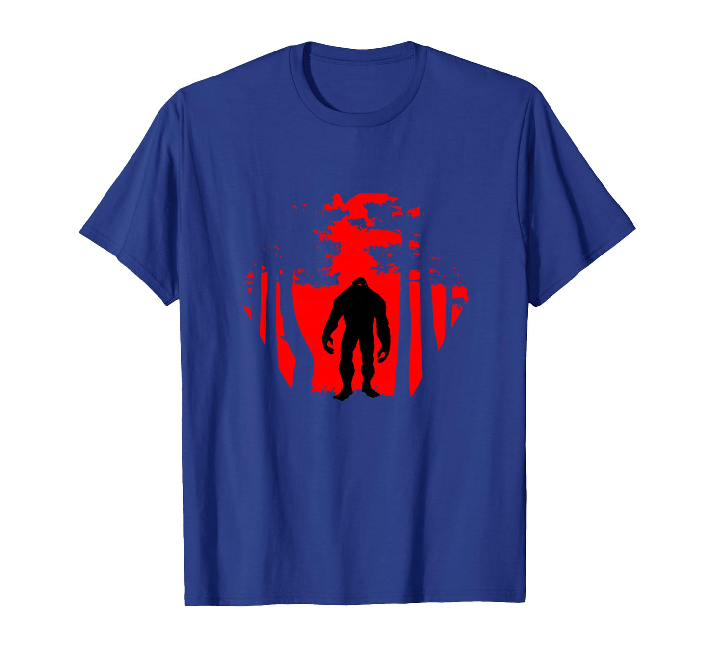 Scary Bigfoot in the woods T-Shirt