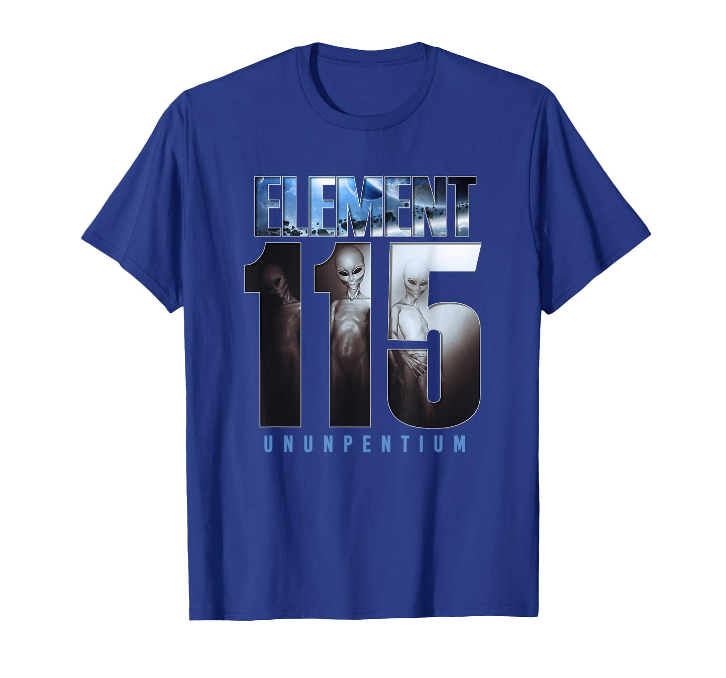 Element 115 - Ununpentium, Alien UFO, Area 51, Flying Saucer T-Shirt