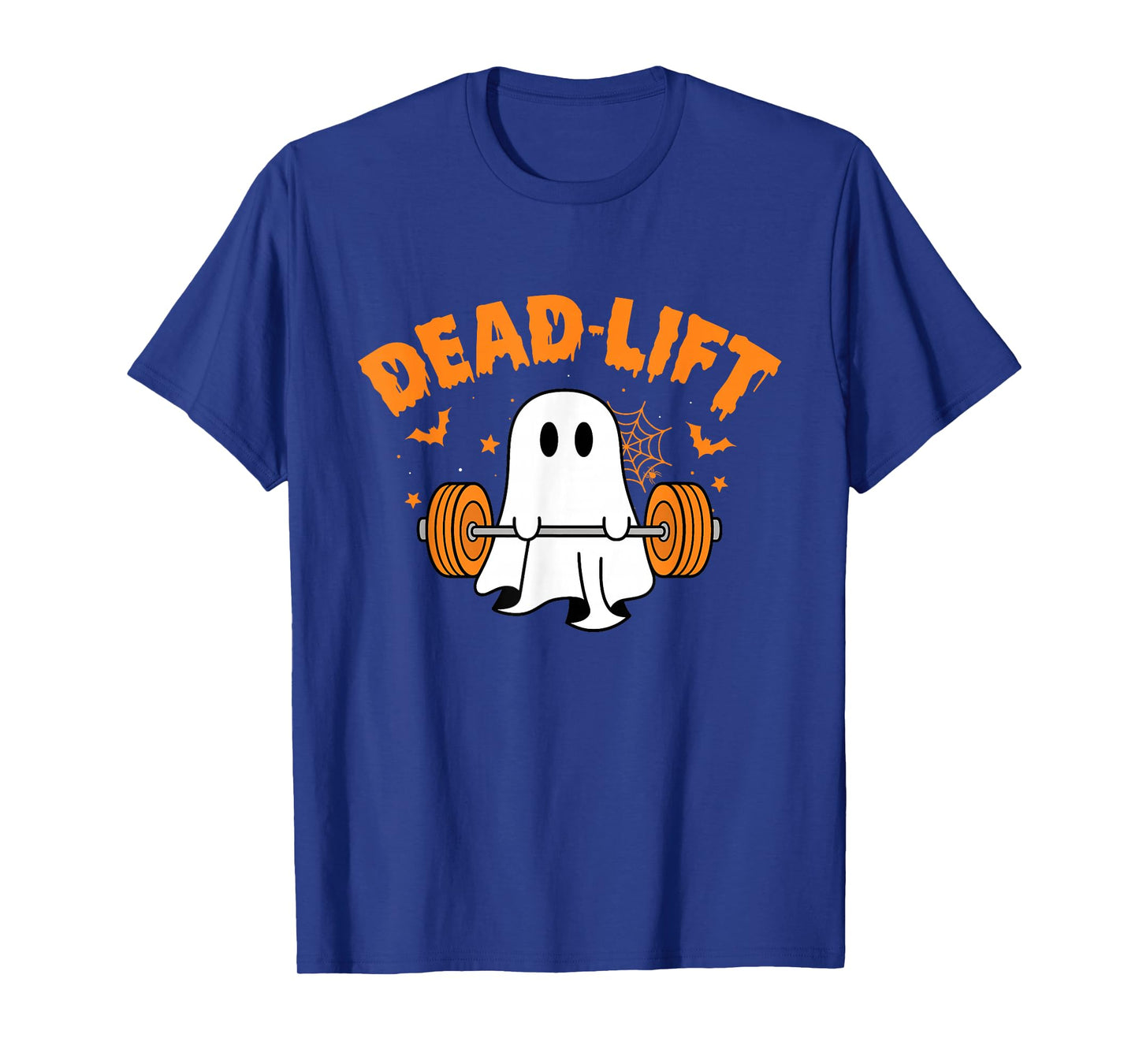 Ghost Dead Lift Halloween Funny Ghost Gym Fitness Lover T-Shirt